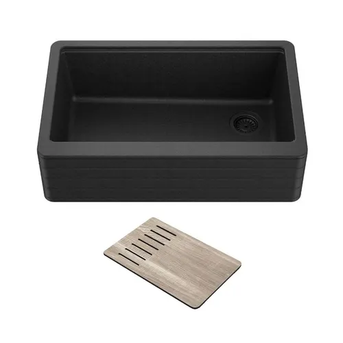 KGF12-30MBL(메탈릭 블랙) 그라나이트 싱크볼 (소배수구/미국규